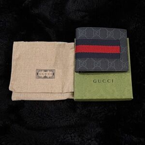 Gucci Black and Red wallet